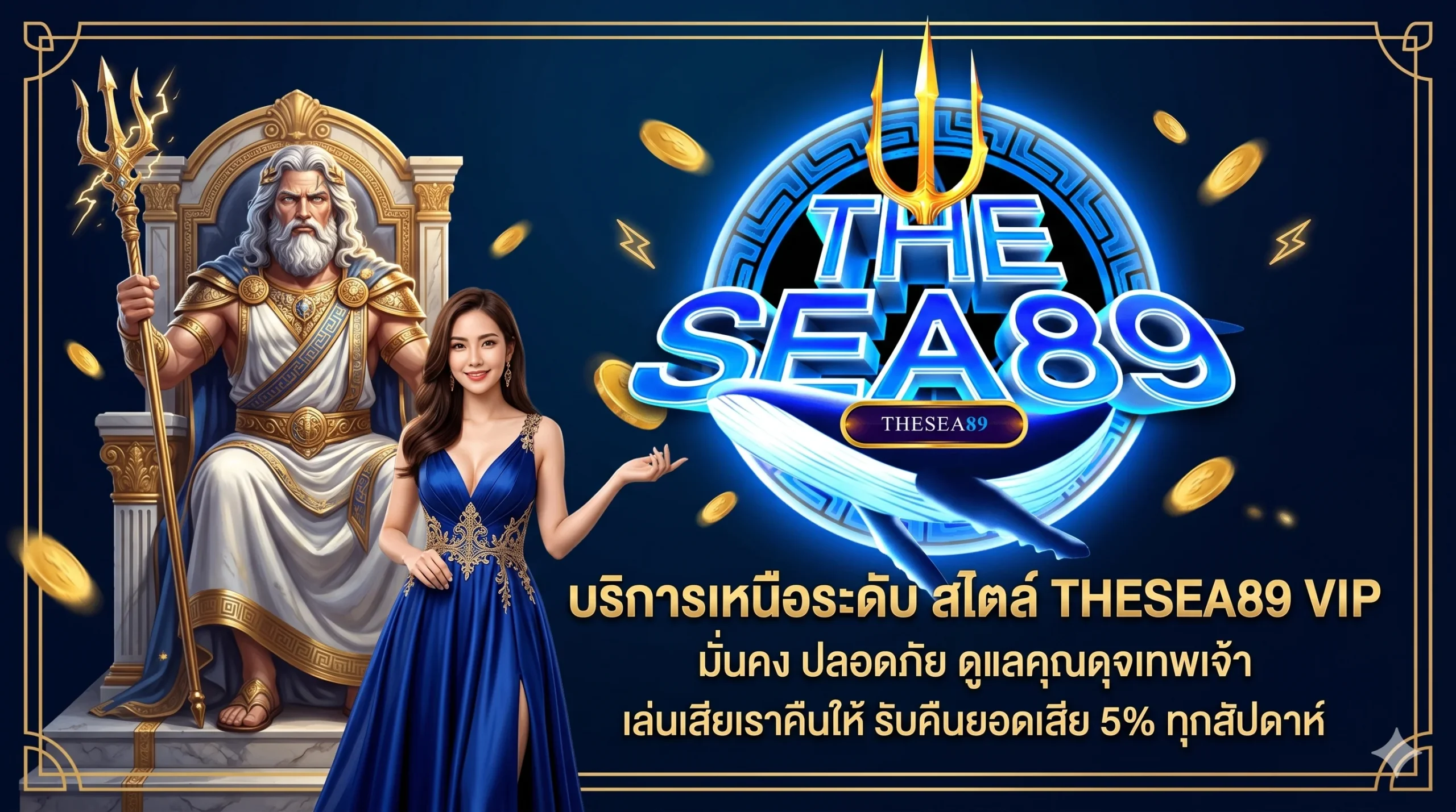 THESEA89 VIP บริการลูกค้าวีไอพี คืนยอดเสียทุกสัปดาห์ ระบบออโต้ปลอดภัยสูงสุด