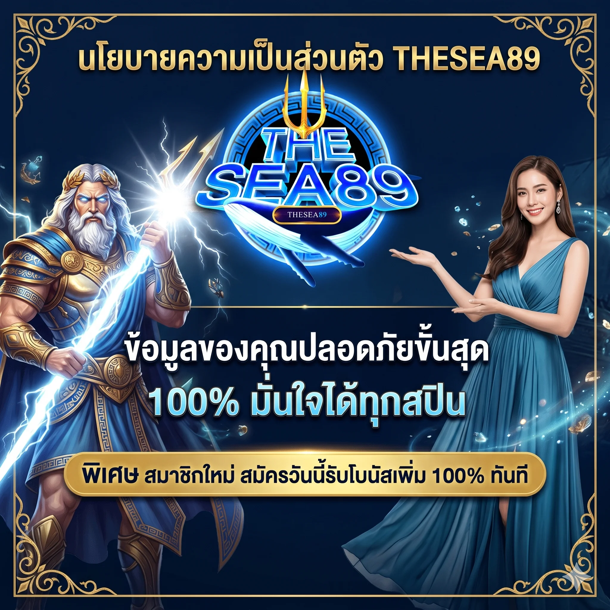 นโยบายความเป็นส่วนตัว THESEA89 ปลอดภัยสูงสุด เล่นง่าย สร้างกำไรจากสล็อต